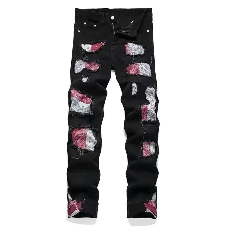 Revenge Embroidered Classic Jeans [Lacing Design] 3