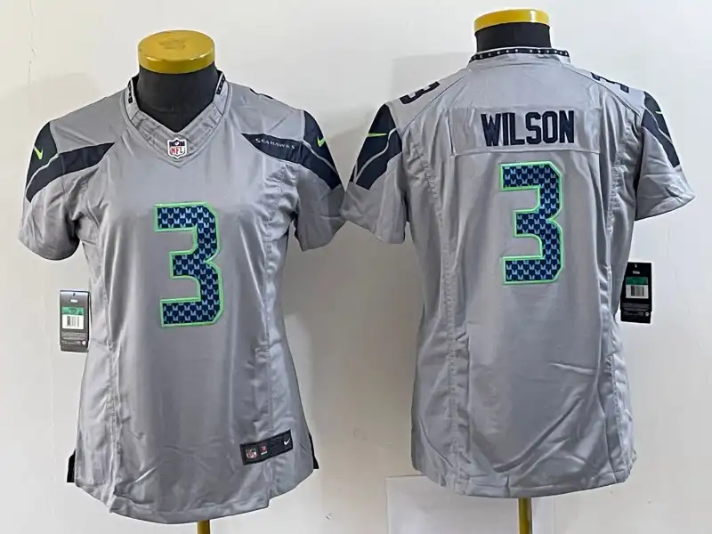Nike Seattle Seahawks Women's Slim Fit Fashion Jersey [14 styles] 2