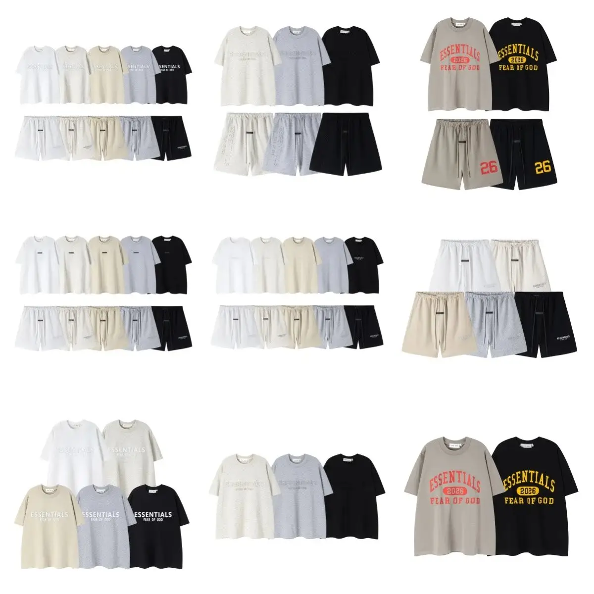 Fear Of God Essentials T Shirt [19 styles]